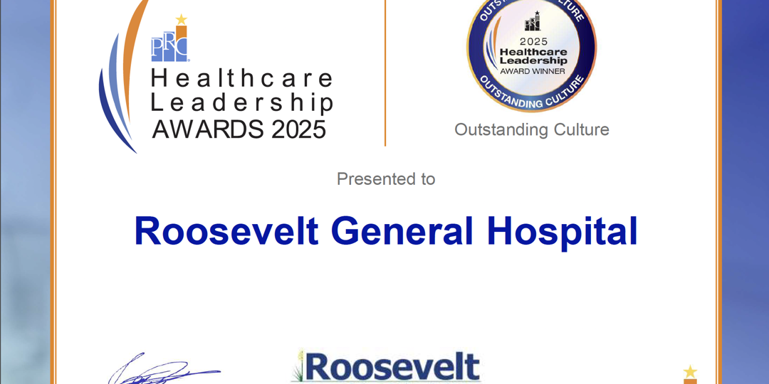 RGH honored with 2025 PRC Healthcare Leadership Award in the category of Outstanding Culture